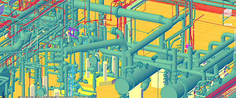 As-Built Model of Complex Piping