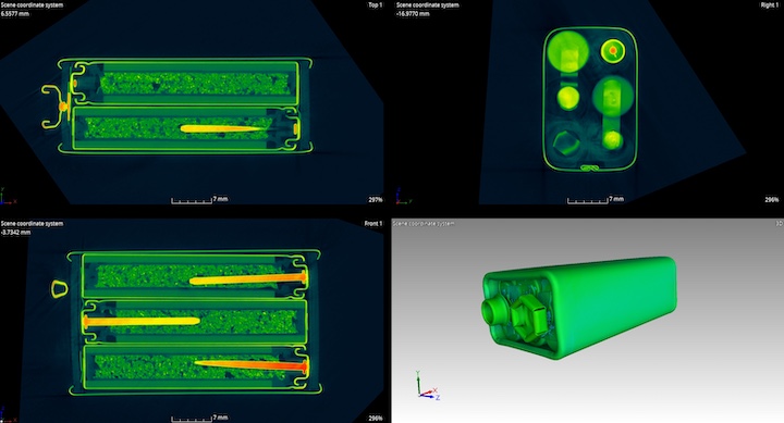 CT Scan of a 9V Battery