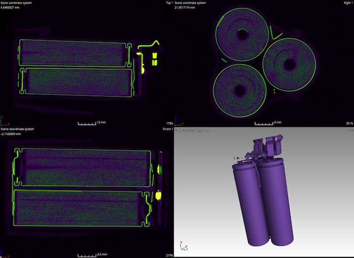 Example CT Scan Data of a Power Tool Battery